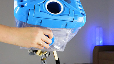 Быстрая уборка сухого мусора с CYCLOON filter box без необходимости регулярной очистки фильтра