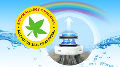 Очищение воздуха на 99,99% от пыли и на 100% от пыльцы c AQUA filter box