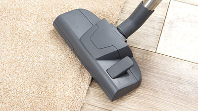 Thorough dry cleaning of all types of coatings