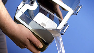 Безпечне очищення контейнера без пилового вихлопу