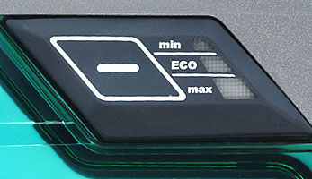 TouchTronic electronic power control, 4 power levels and ECO level for the air purifier mode