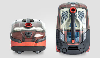 Horizontal and vertical parking allows you to save space and store the vacuum cleaner even in a small cupboard