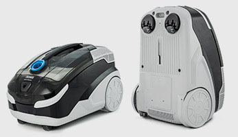 Horizontal and vertical parking allows you to save space and store the vacuum cleaner even in a small cupboard