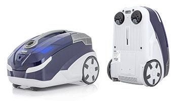 Horizontal and vertical parking allows you to save space and store the vacuum cleaner even in a small cupboard