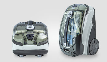 Horizontal and vertical parking allows you to save space and store the vacuum cleaner even in a small cupboard