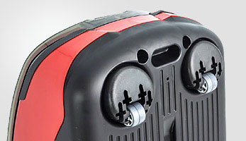 EasyDrive front rollers rotate 360 degrees for easy movement of the vacuum cleaner