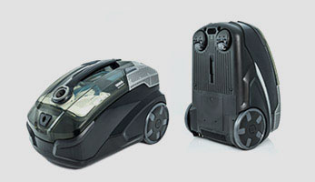 Horizontal and vertical parking allows you to save space and store the vacuum cleaner even in a small cupboard