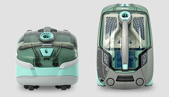 Multi Clean X10 Parquet, horizontal and vertical parking allows you to store the vacuum cleaner even in a small cupboard