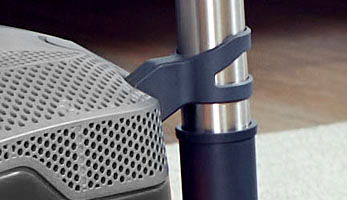 Thomas Parkett Master XT vacuum cleaner, easy attachment of the telescopic tube to the body when parked