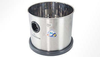 THOMAS Prestige 20S Aquafilter washing vacuum cleaner, lower part of robust stainless steel body 