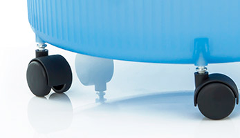 THOMAS Super 30S Aquafilter, running rollers ensure easy movement of the vacuum cleaner