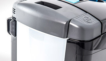 THOMAS Twin hoover, large removable external tank for clean water or cleaning solution 
