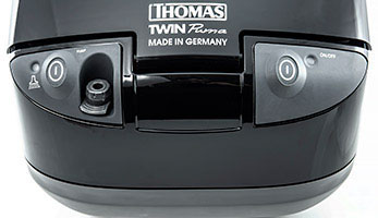 THOMAS Twin Puma washing vacuum cleaner, comfortable rubberised control buttons 