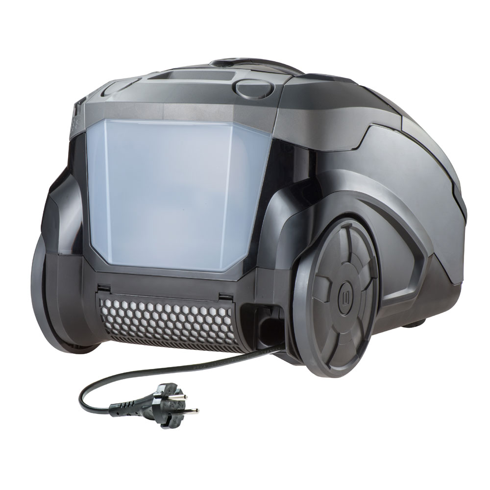 Washing vacuum cleaner with AquaBOX THOMAS Parkett Prestige XT for professional parquet and laminate flooring care, rear view