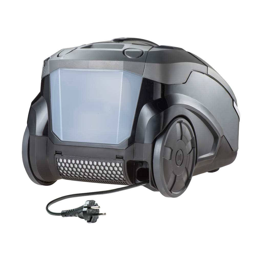 Washing vacuum cleaner with AquaBOX THOMAS Parkett Master XT for professional parquet and laminate flooring care, rear view