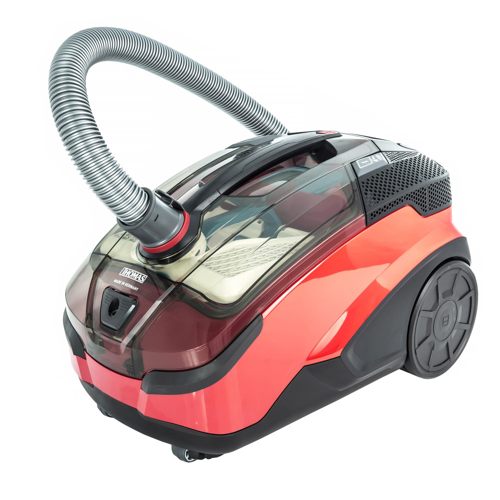 THOMAS Wave XT washing vacuum cleaner, stylish red body, impressive design