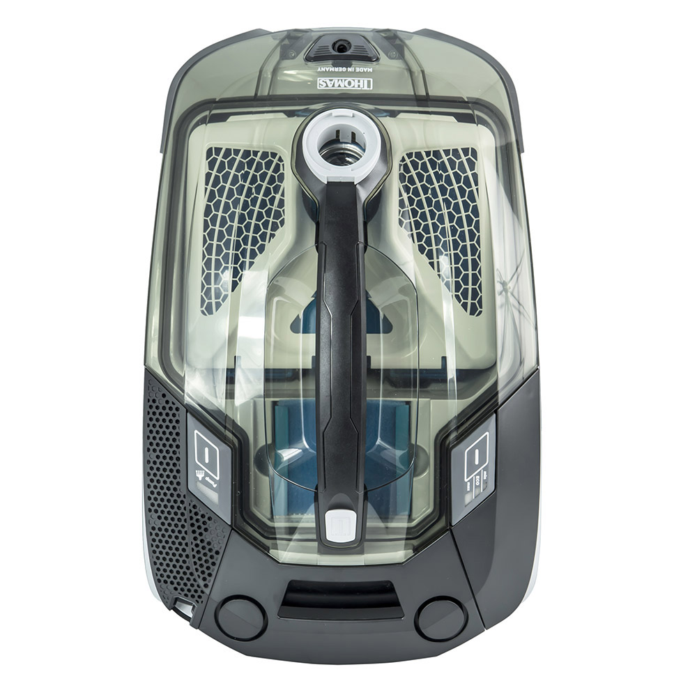 THOMAS Moko XT vacuum cleaner, convenient translucent lid that shows the AquaBOX water filter