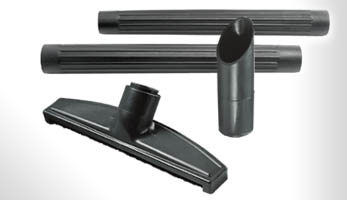 Durable plastic tubes and nozzles D50 mm for cleaning coarse debris for THOMAS multi cleaners