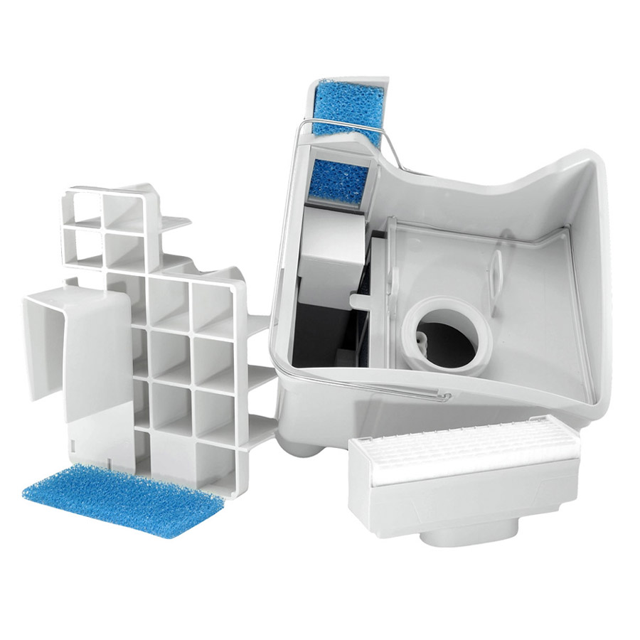 Aquafilter water filtration system, HEPA and other replaceable filters