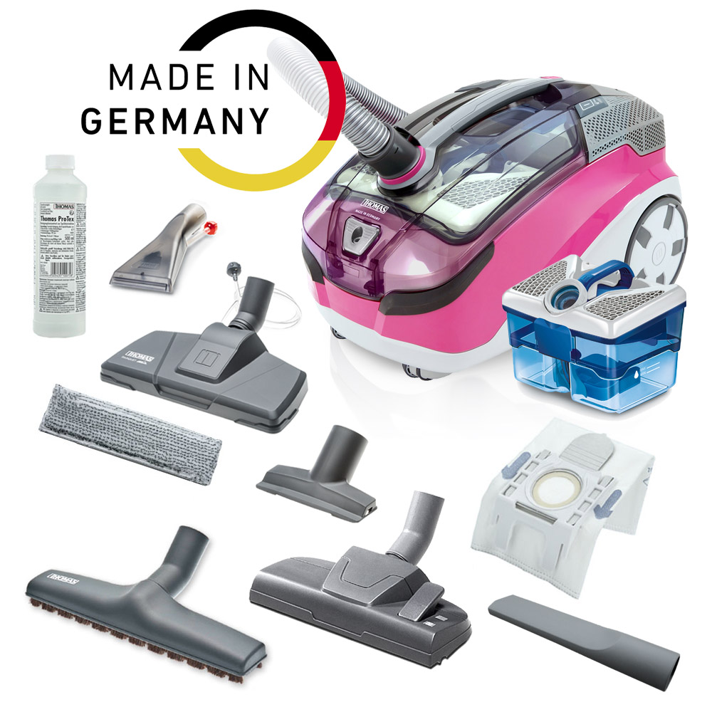 Пылесос с AquaBOX THOMAS Allergy & Family, оригинальная немецкая сборка, в комплекте насадка Aqua Stealth и насадки для разных поверхностей