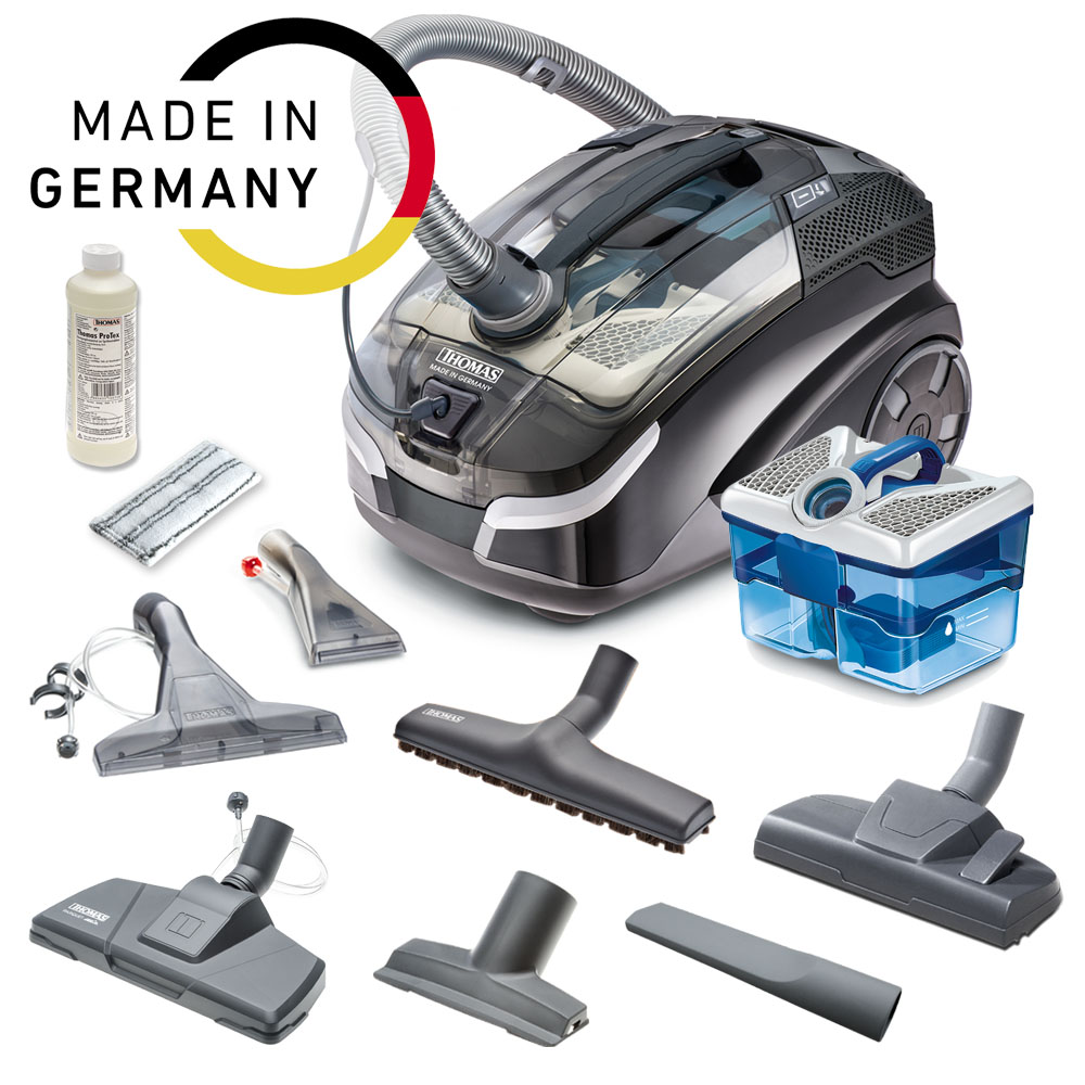 Washing vacuum cleaner for parquet and laminate flooring THOMAS Parkett Master XT, original German assembly