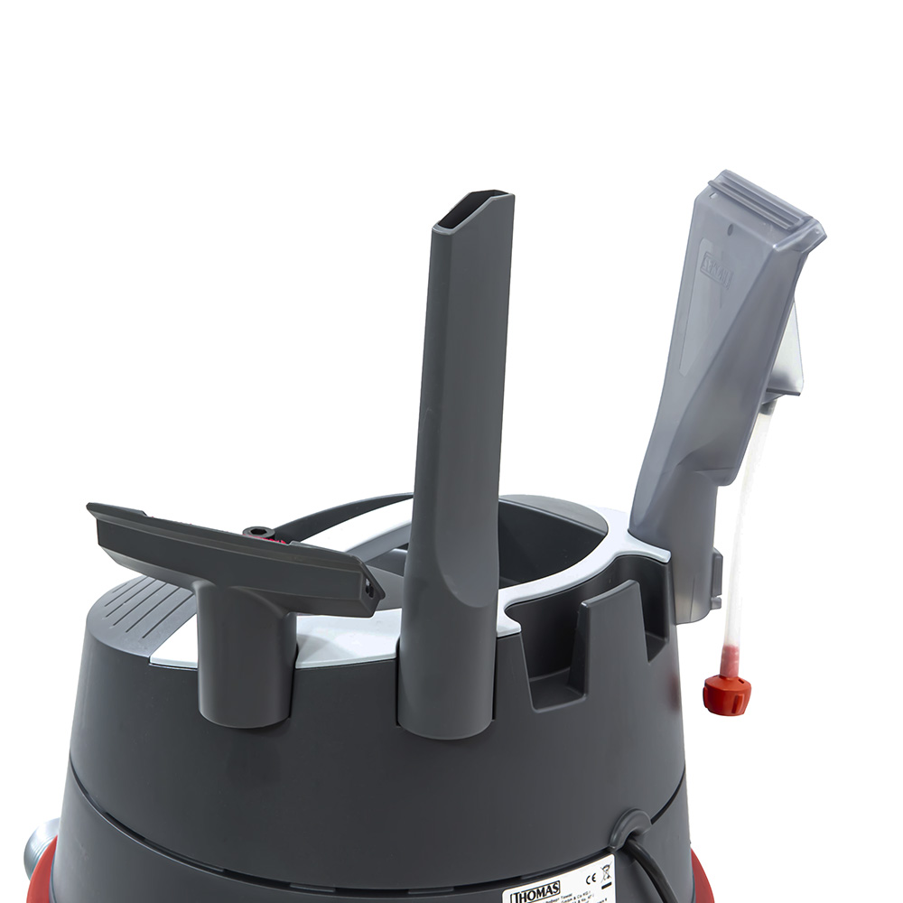 THOMAS Prestige 20S Aquafilter, small nozzles conveniently mounted on the top of the body