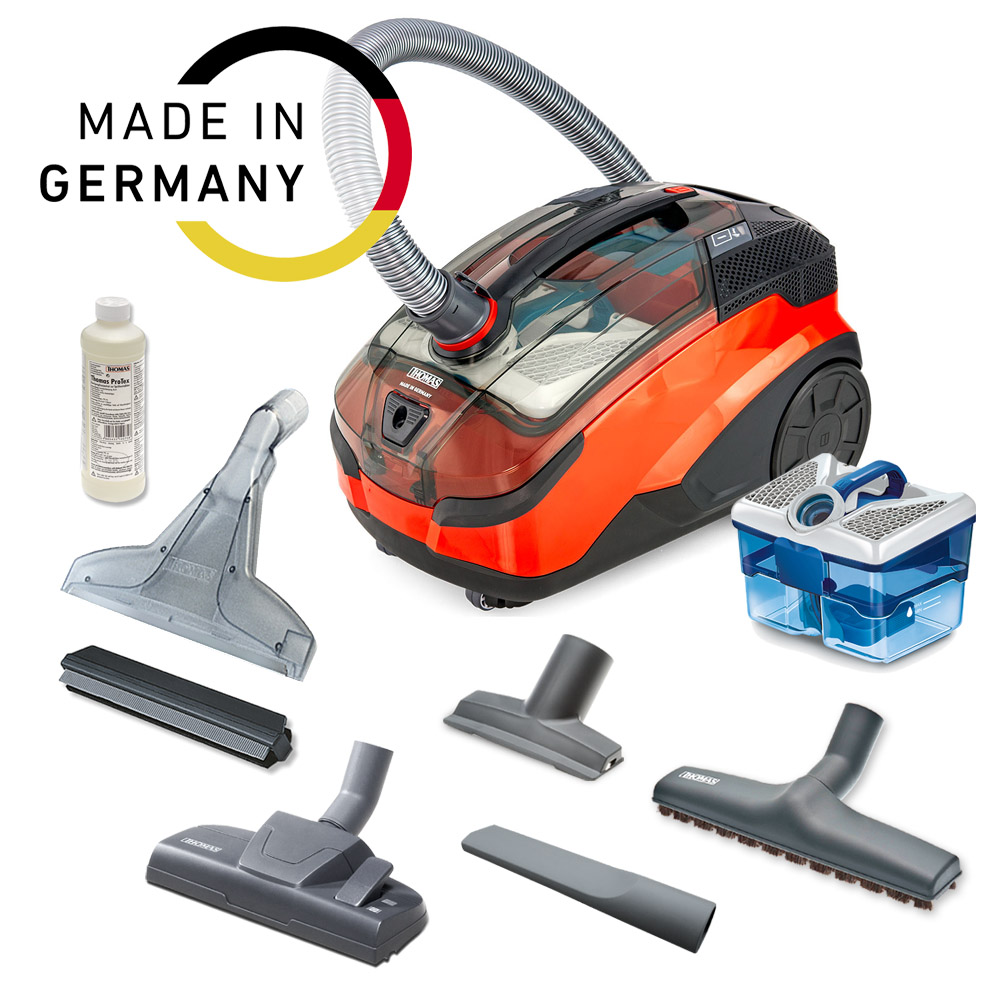 German washing vacuum cleaner THOMAS Wave XT with AquaBOX water filter and nozzle set 