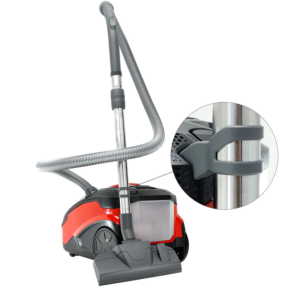 THOMAS Wave XT, fixing the tube to the vacuum cleaner body when parked horizontally