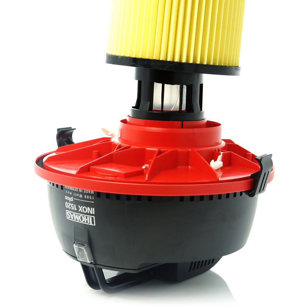 Thomas Inox 1520 Plus, motor unit and filter cartridge