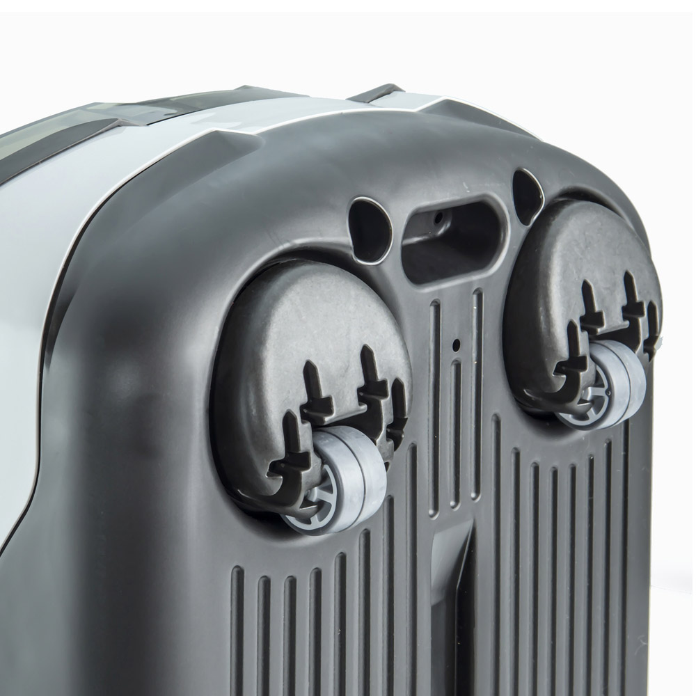 Mokko XT vacuum cleaner, front rollers for increased manoeuvrability 