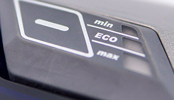 TouchTronic electronic power control, 4 power levels and ECO mode for air purifier mode