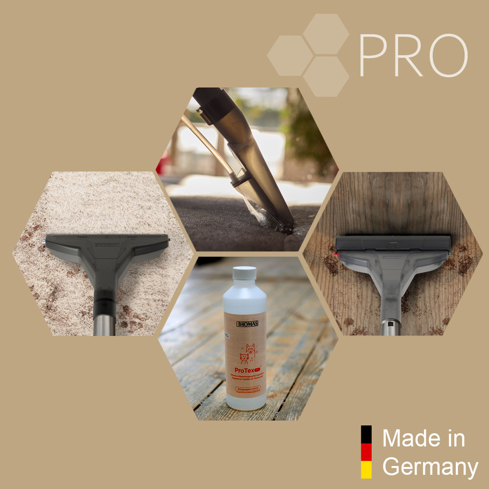 Amfibia Pro Animal, насадки для влажной уборки ковров, пола, мебели и моющий концентрат ProTex Pet