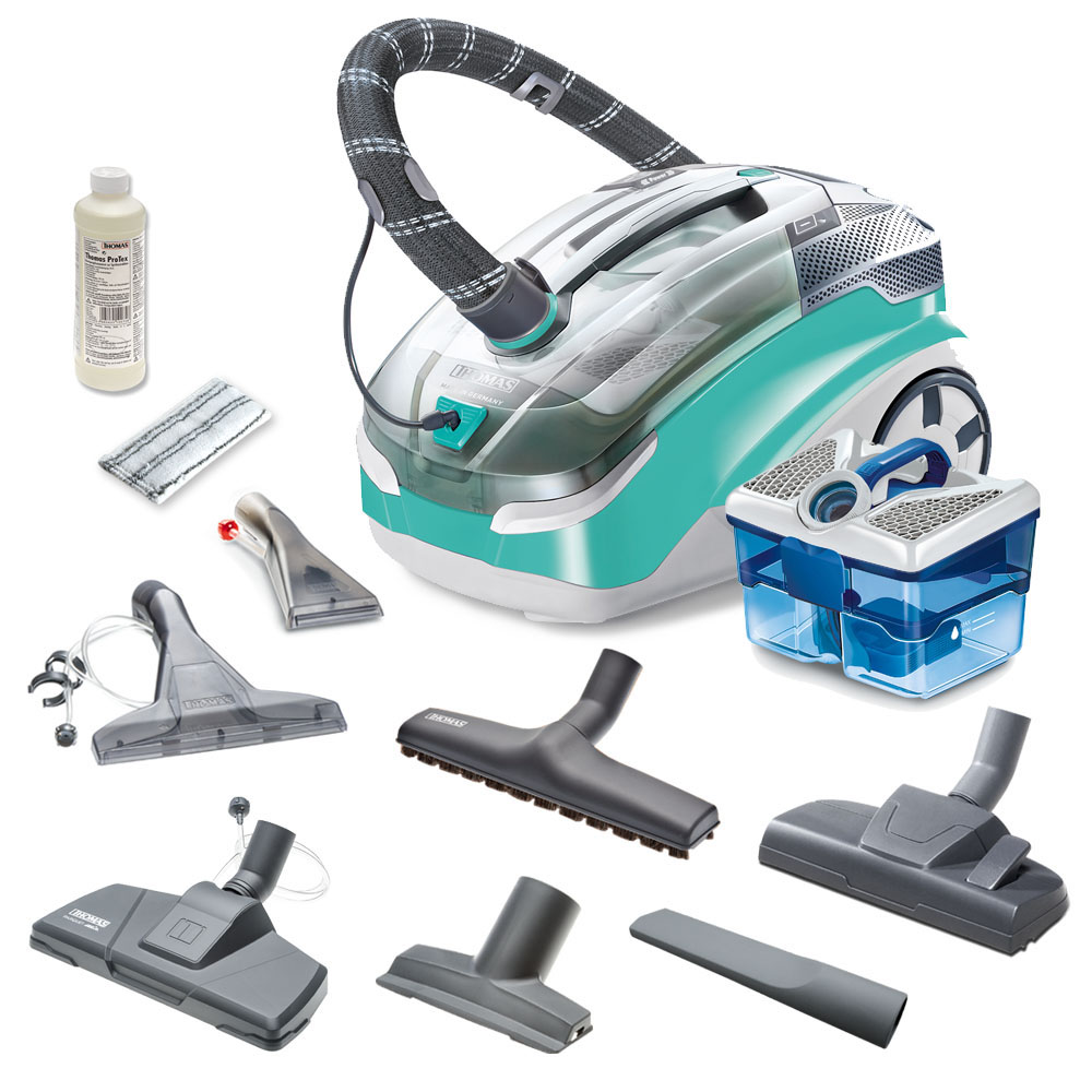 Multi Clean X10 Parquet, washing vacuum cleaner with AquaBOX from Germany. Nozzles for parquet and other surfaces are included