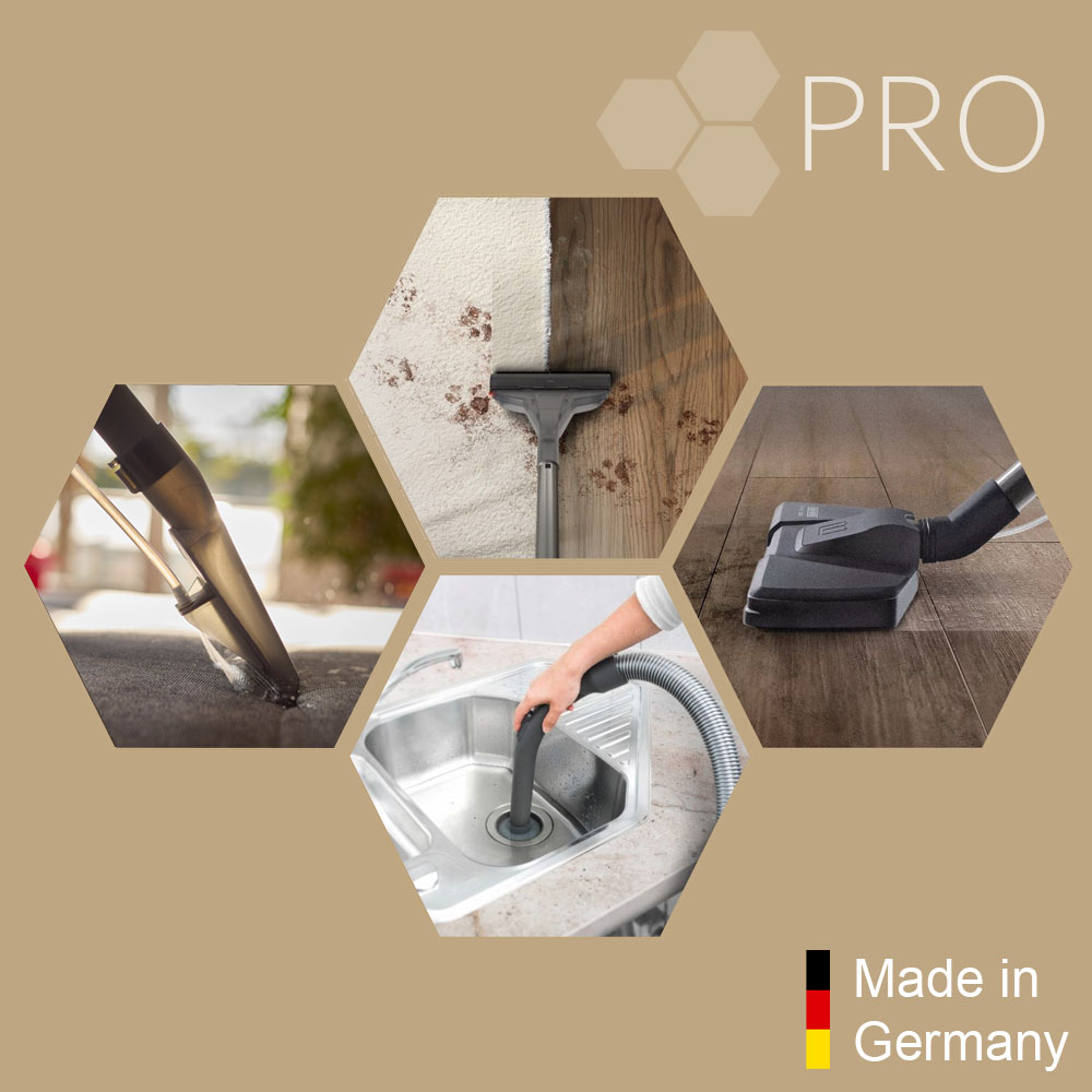 Amfibia Pro 4ALL, моющие насадки для пола и мебели, насадка AquaStealth для паркета, сифонная насадка для прочистки труб