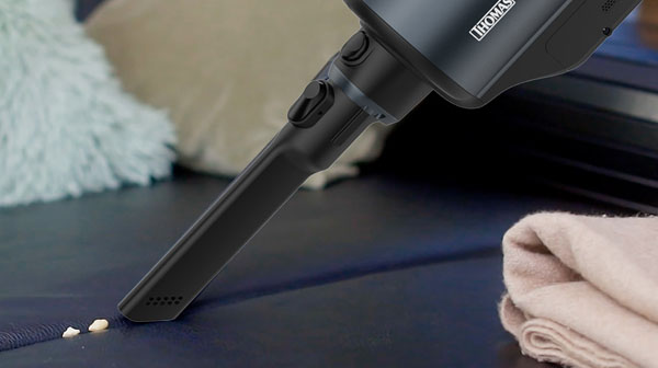 Effective cleaning of hard-to-reach places.
The narrow nozzle is designed to collect dust, crumbs and debris in cracks, folds and other similar places. It's convenient and saves valuable time you can use for more important things.
