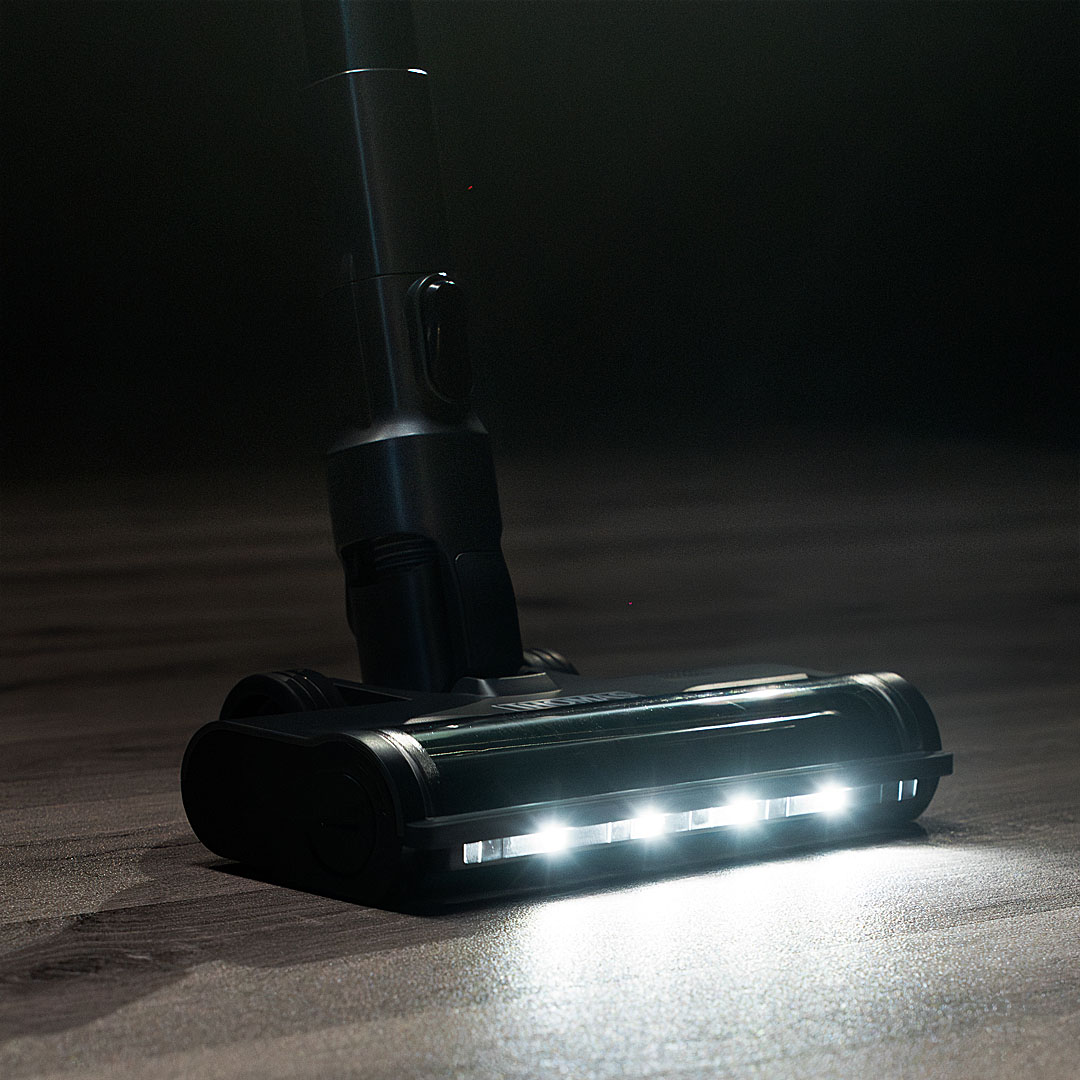 BX 7, LED light on the floor nozzle for cleaning in dark areas