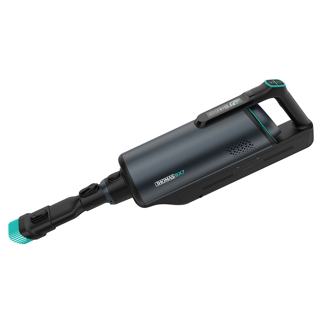 BX 7 cordless vacuum cleaner, brush attachment for safe cleaning of delicate surfaces 